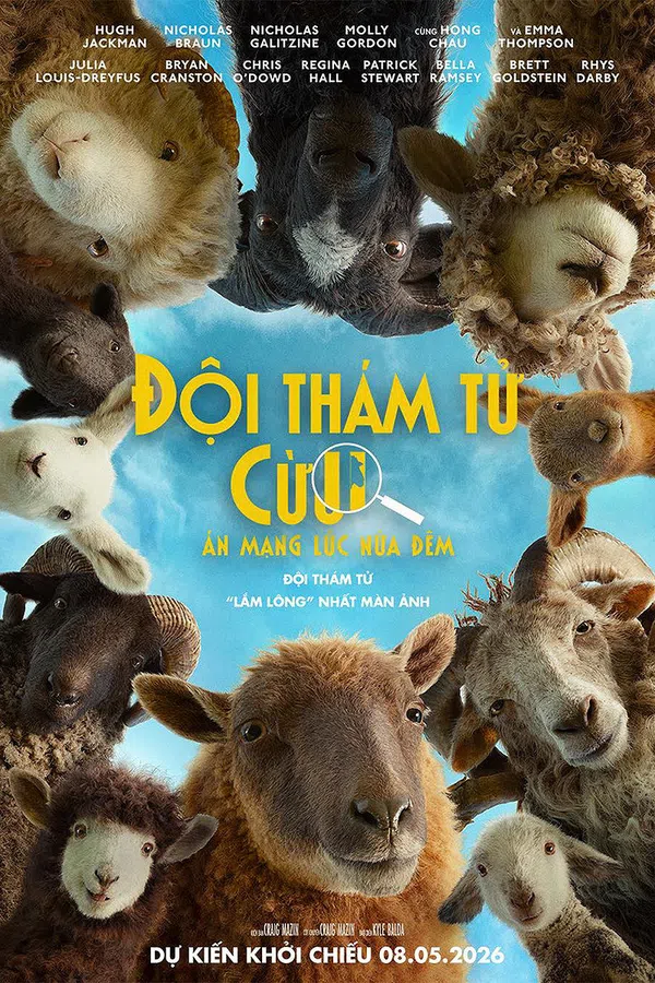 Poster phim Đội Thám Tử Cừu: Án Mạng Lúc Nửa Đêm trên PhimMoi