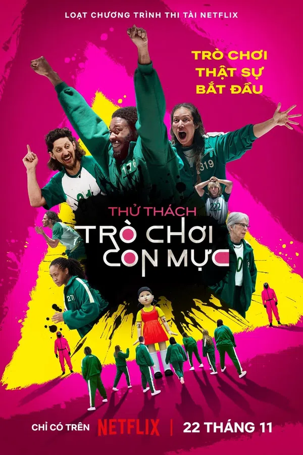 Poster phim Thử thách Trò chơi con mực trên PhimMoi